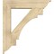 Ekena Millwork Merced Traditional Rough Sawn Bracket w/ Offset Brace, Douglas Fir, 8"W x 36"D x 40"H BKT0806X36X40MRC01RDF - alternate 3